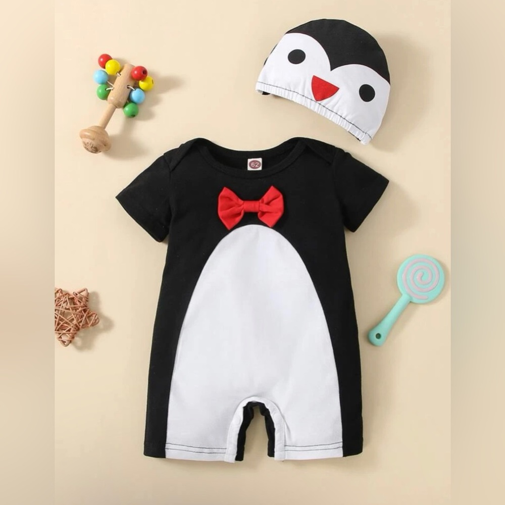 NWT Penguin Baby Outfit